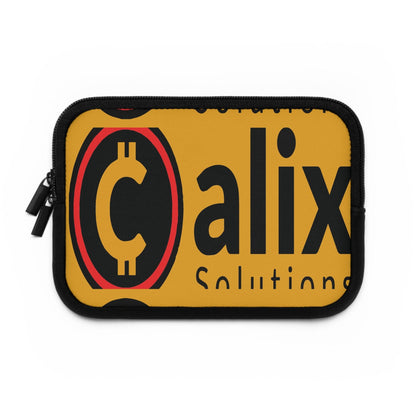Miniaday Designs Calix Solutions Gold Laptop Sleeve - Miniaday Designs, LLC.