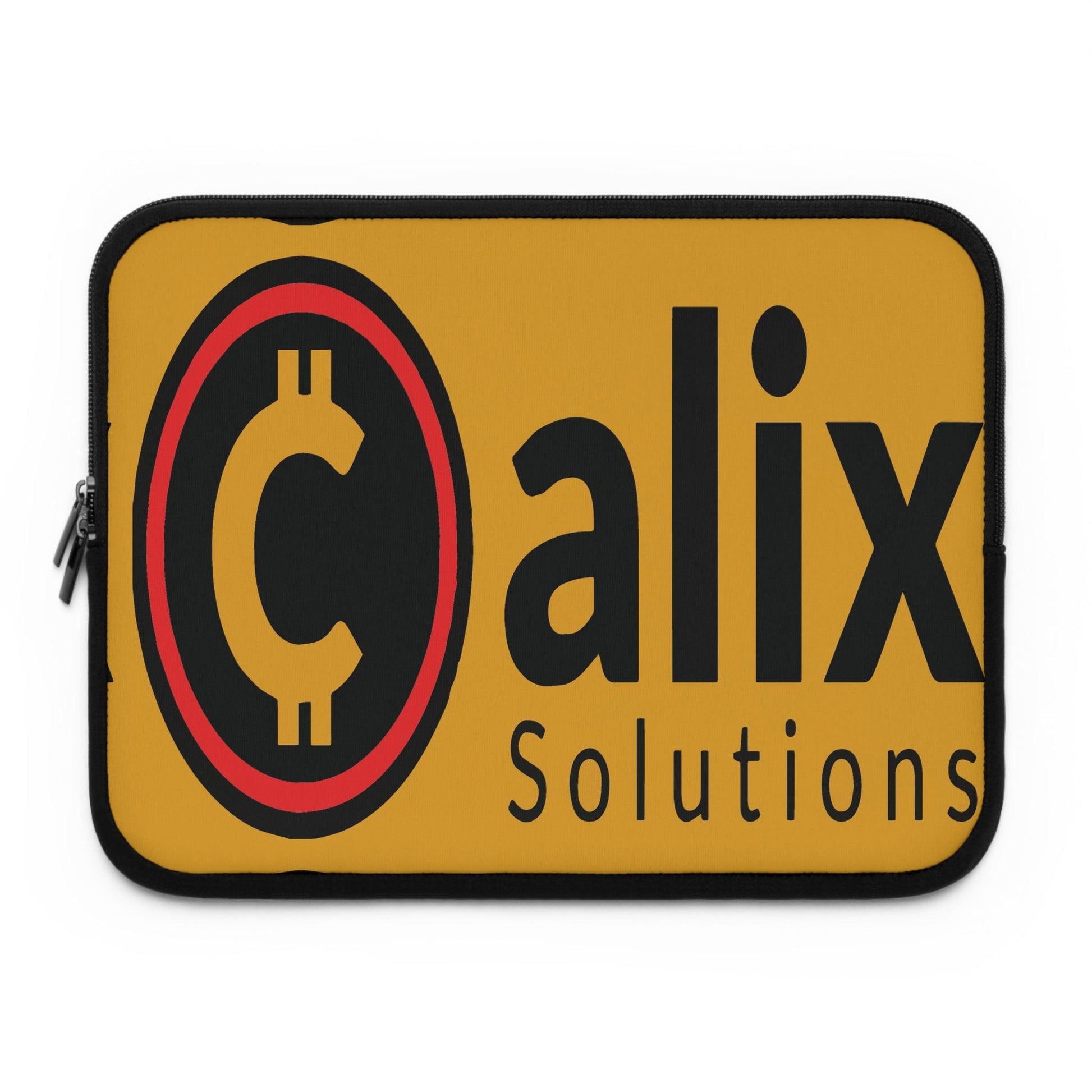 Miniaday Designs Calix Solutions Gold Laptop Sleeve - Miniaday Designs, LLC.