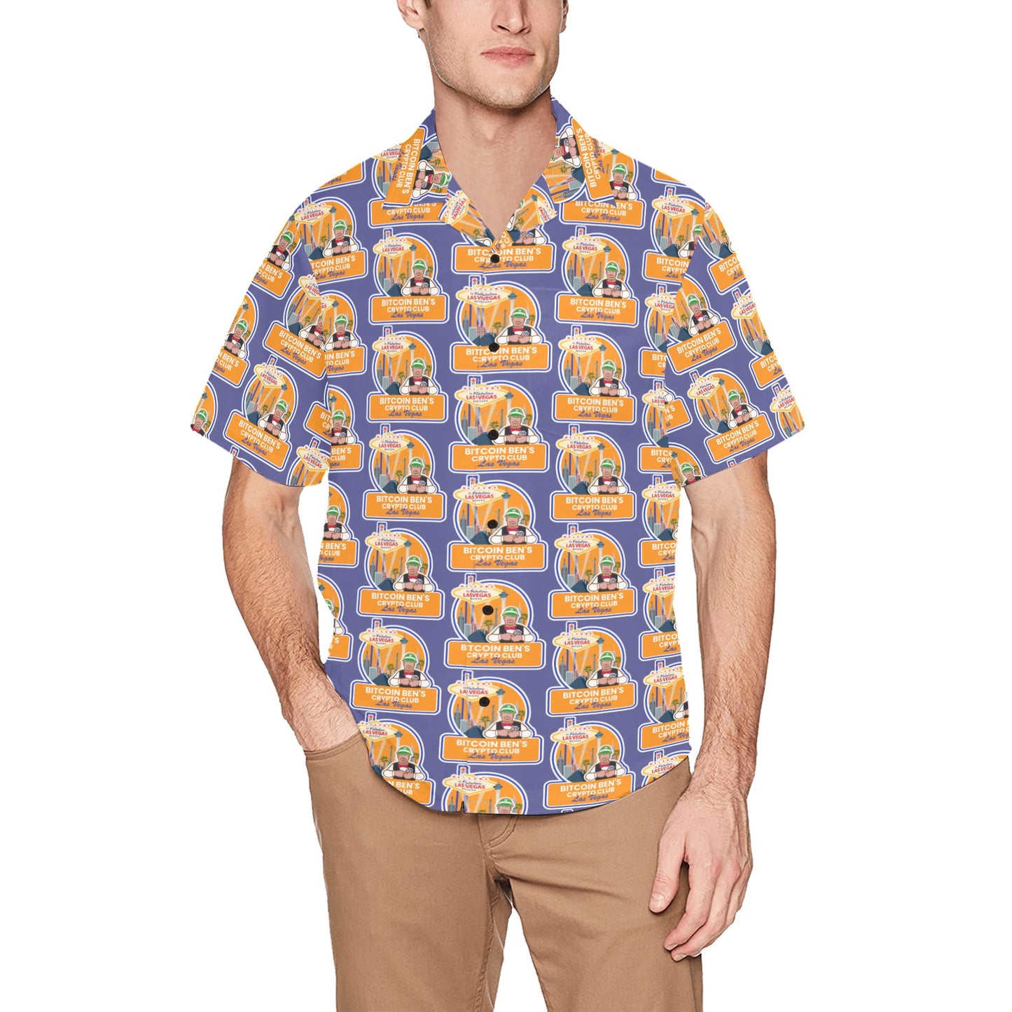 BBCC Las Vegas Vertical Sr Logo Hawaiian Shirts