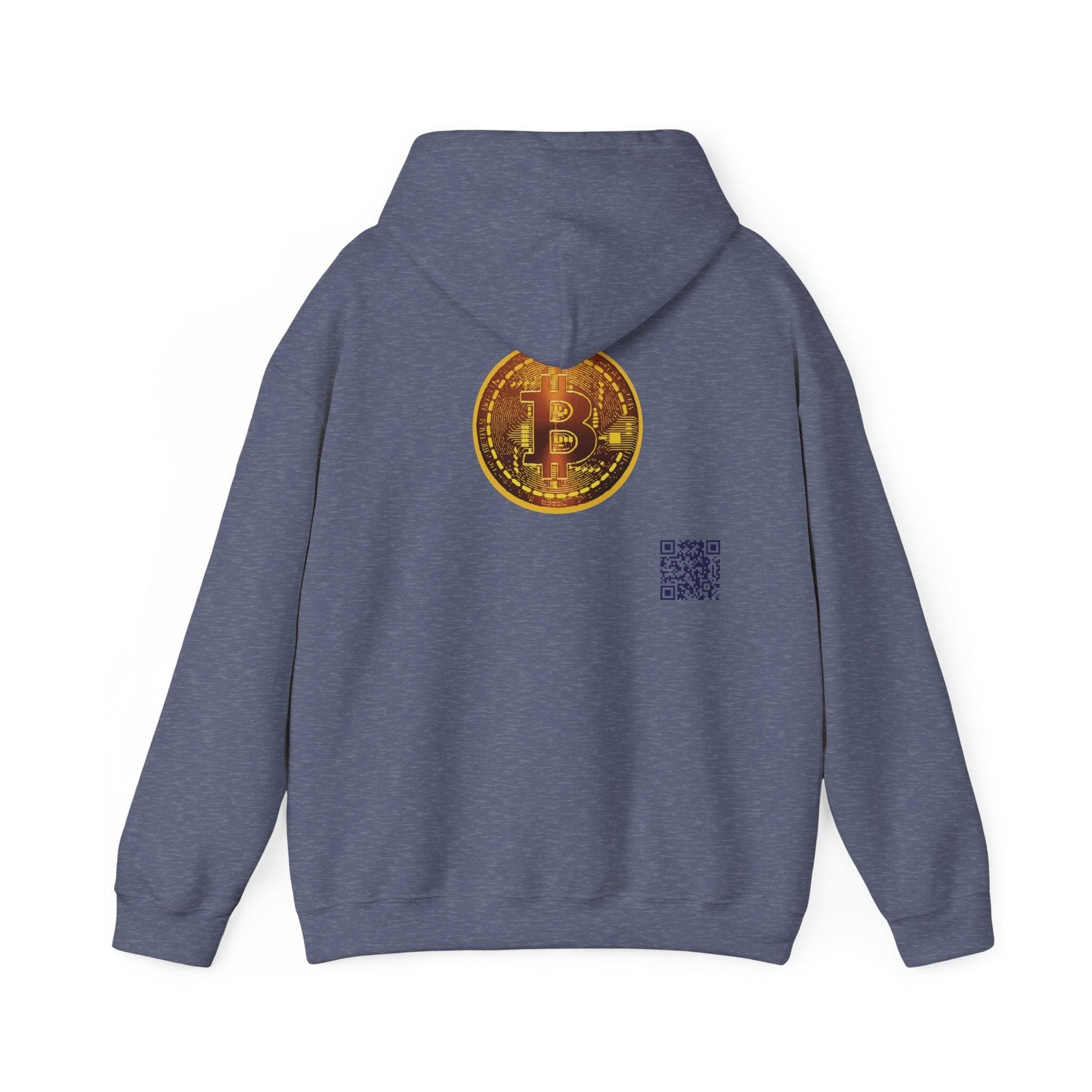 All I Want For Chirstmas is Bitcoin Trees Unisex Heavy Blend™ Hooded Sweatshirt - Miniaday Designs, LLC.