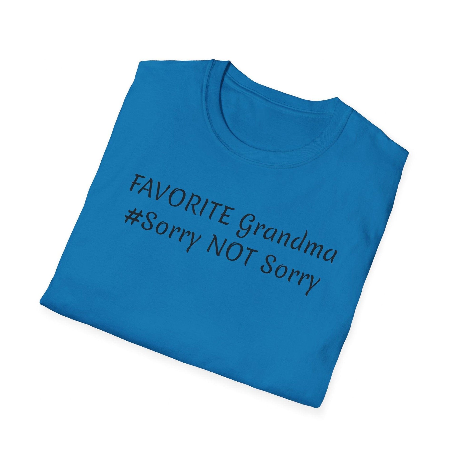 FAVORITE GRANDMA Unisex Softstyle T-Shirt - Miniaday Designs, LLC.