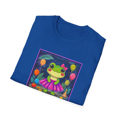 Happy Birthday Froggy Unisex Softstyle T-Shirt