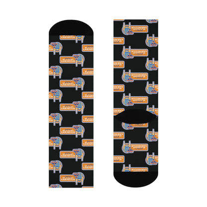BBCC Nashville Cushioned Crew Socks Cotton Blend One Size