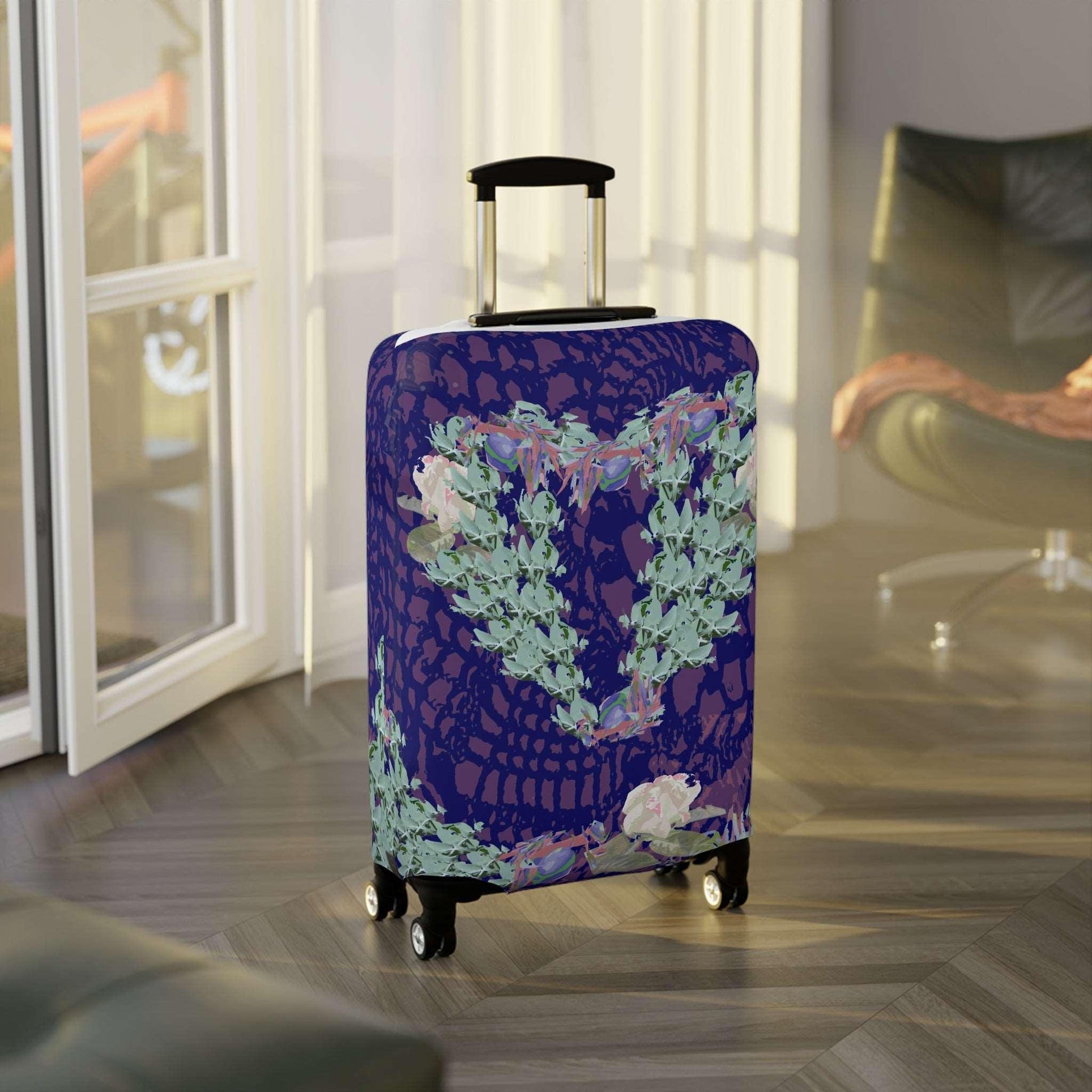 Italian Wedding Wishes Collection by Miniaday Designs, LLC. Luggage Cover - Miniaday Designs, LLC.