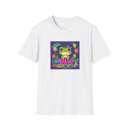 Happy Birthday Froggy Unisex Softstyle T-Shirt