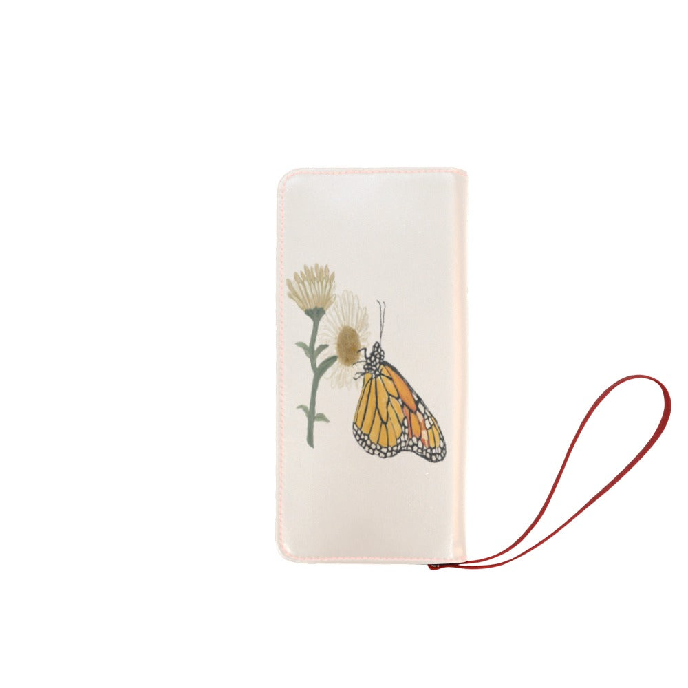 Monarch Butterfly Wristlet Wallet | Designer Accessory