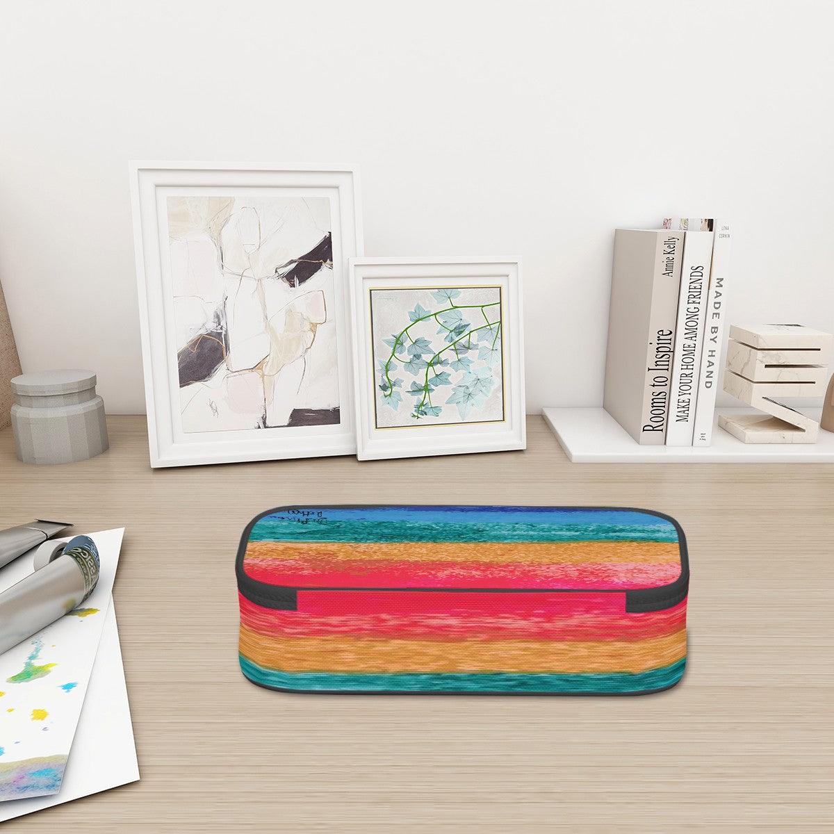 Daphne's Rainbow Surprise Big Pencil Case - Miniaday Designs, LLC.