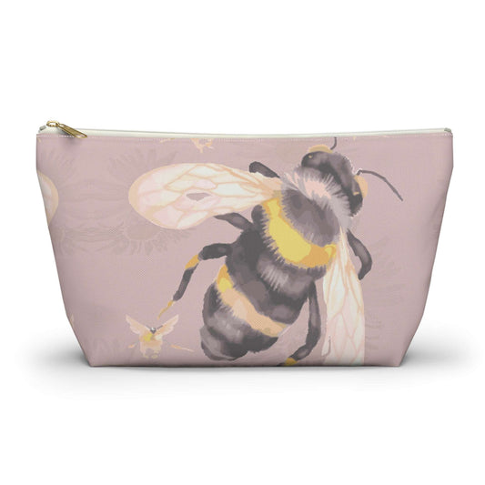 Bee-utiful Garden Banquet Collection by Miniaday Designs, LLC. Accessory Pouch w T-bottom