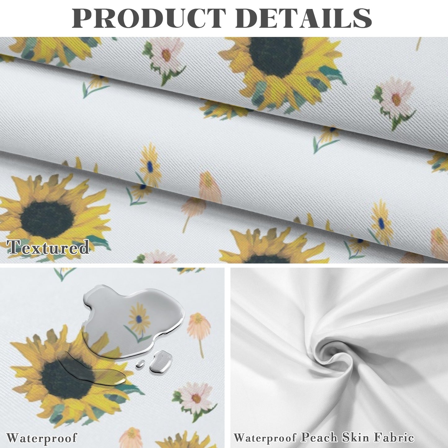 Sunflower & Farmstand Designer Tablecloth | 102x60 Watercolor Floral Table Linen | Farmhouse Kitchen Decor