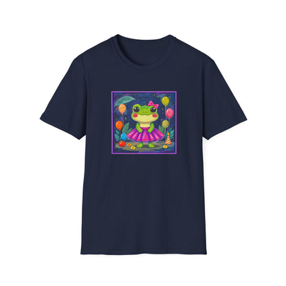 Happy Birthday Froggy Unisex Softstyle T-Shirt
