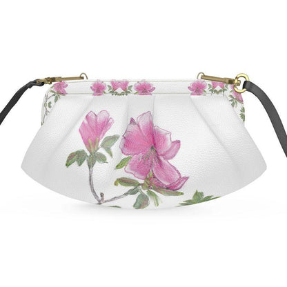 Sweet Azaleas Pleated Evening Bag - Miniaday Designs, LLC.