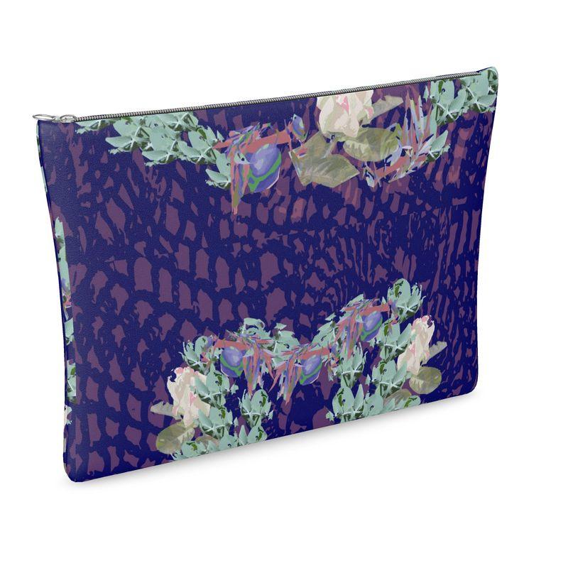 Leather Clutch Bag - Miniaday Designs, LLC.