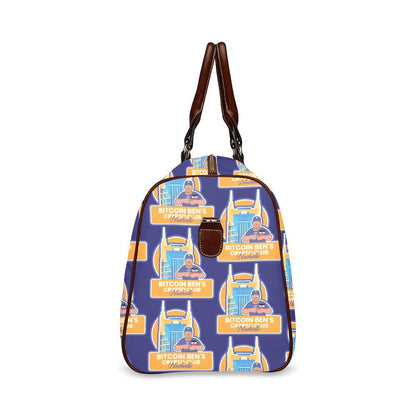 Miniaday Designs Waterproof Travel Bag Bitcoin Ben Nashville Club Waterproof Travel Bag/Large (Model 1639) - Miniaday Designs, LLC.