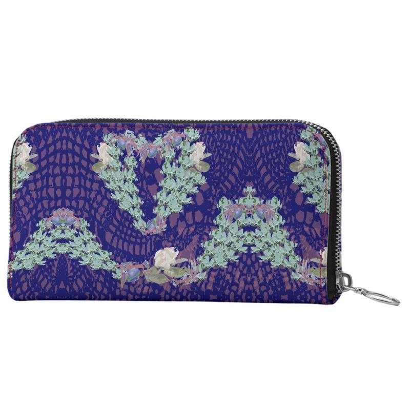 Leather Zip Wallet - Miniaday Designs, LLC.