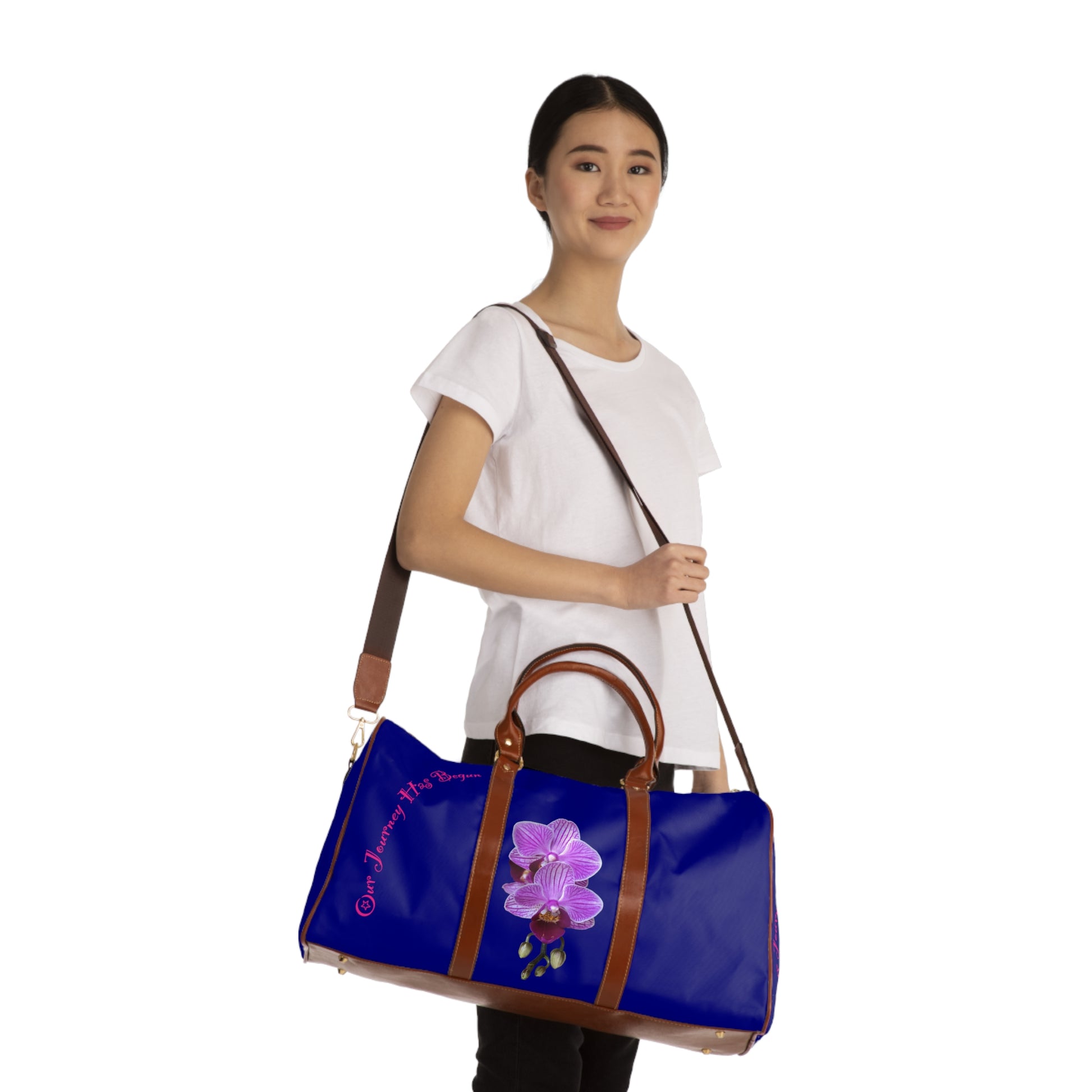 Lavender Voyage Collection by Miniaday Designs, LLC. Waterproof Travel Bag - Miniaday Designs, LLC.