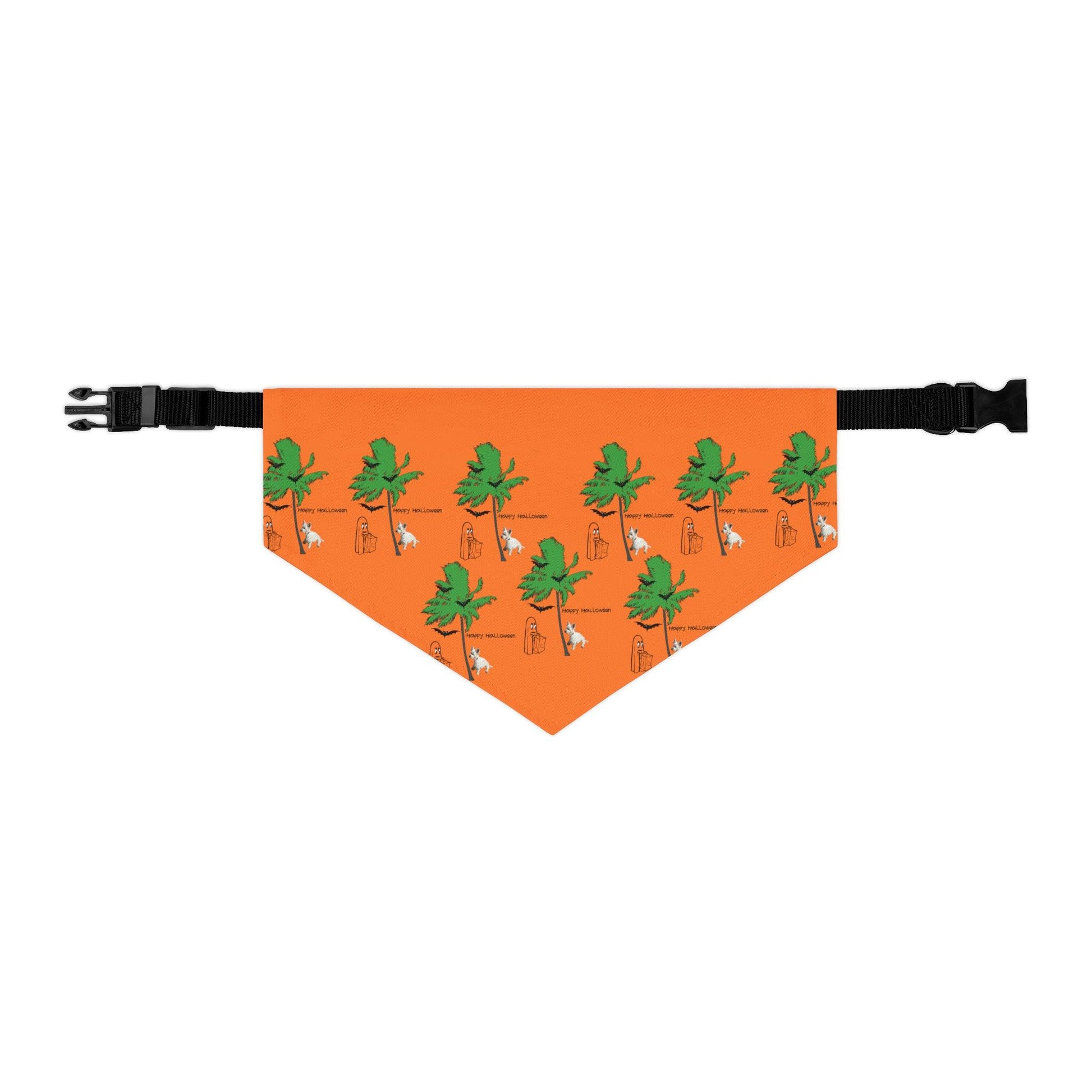Miniaday Designs Westie Orange Pet Bandana Collar - Miniaday Designs, LLC.
