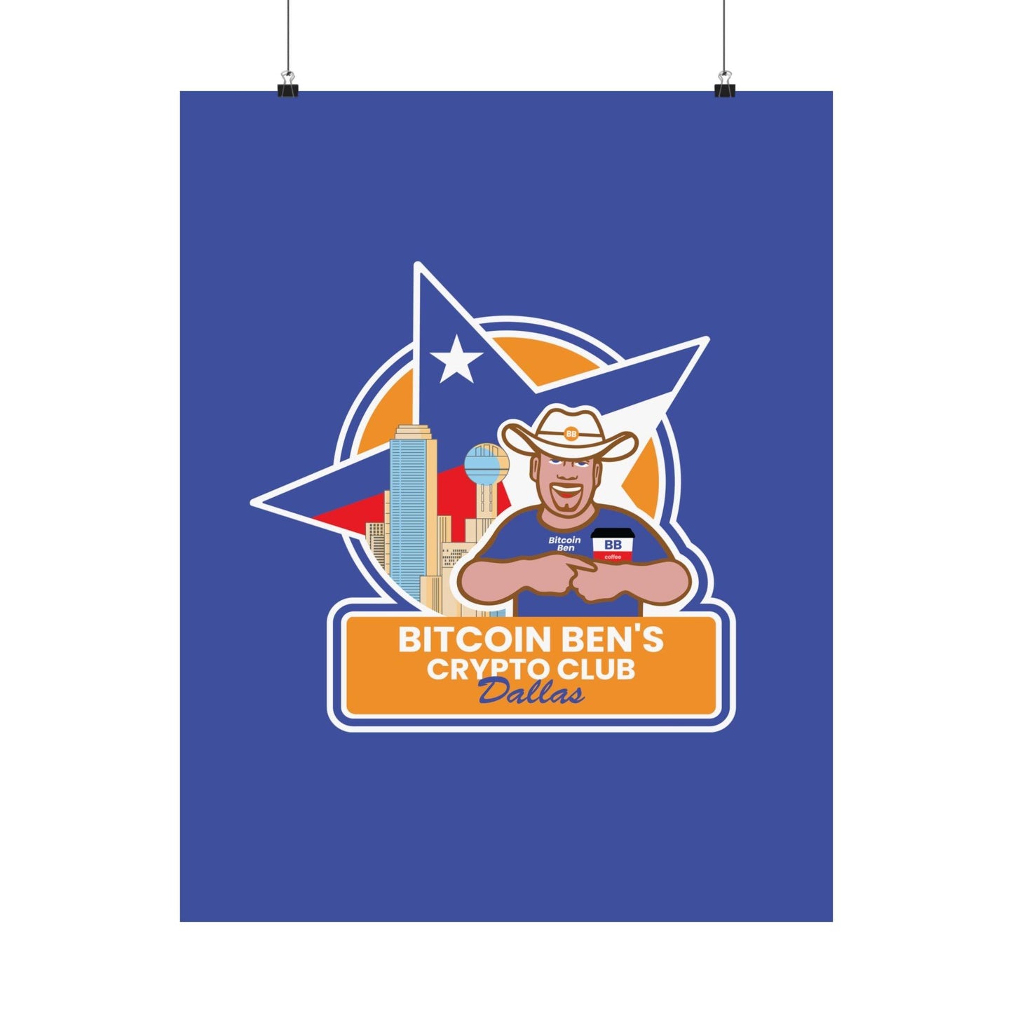 BBCC Dallas Matte Vertical Posters - Miniaday Designs, LLC.