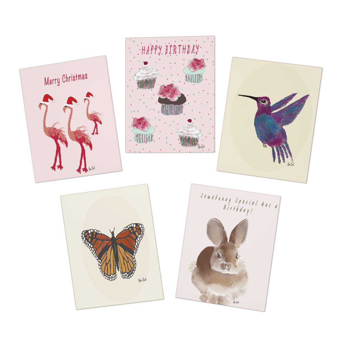 Artist-Designed Greeting Cards – Set of 5 | Miniaday Designs