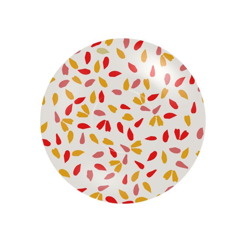 Spring Petals Designer China Cup and Saucer - Miniaday Designs, LLC.