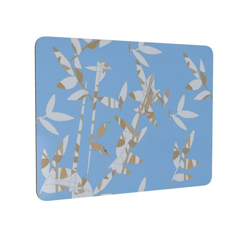 Bamboo with a Twist Place mats set of 4 - Miniaday Designs, LLC.