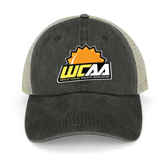 WCAA Denim Trucker Hat Digital Print of Logo - Miniaday Designs, LLC.