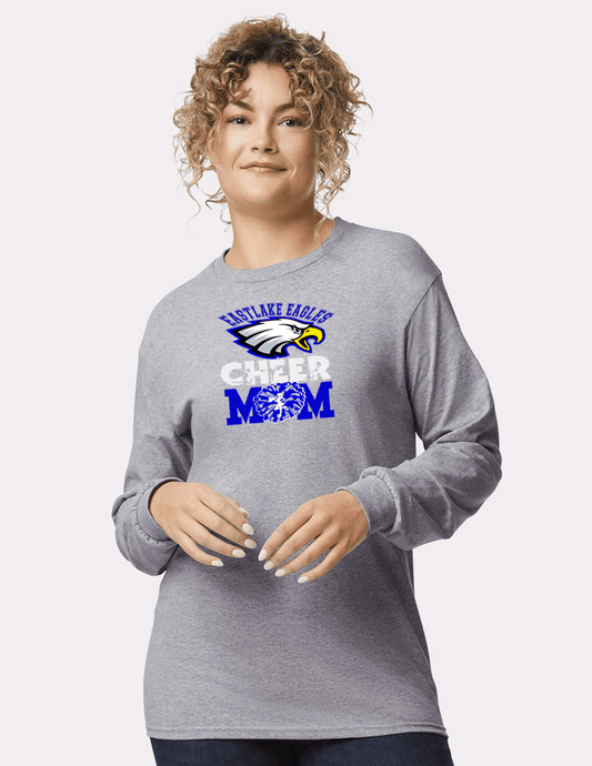 ELHS Long Sleeve Cheer Mom Cheerleader with Silhouette