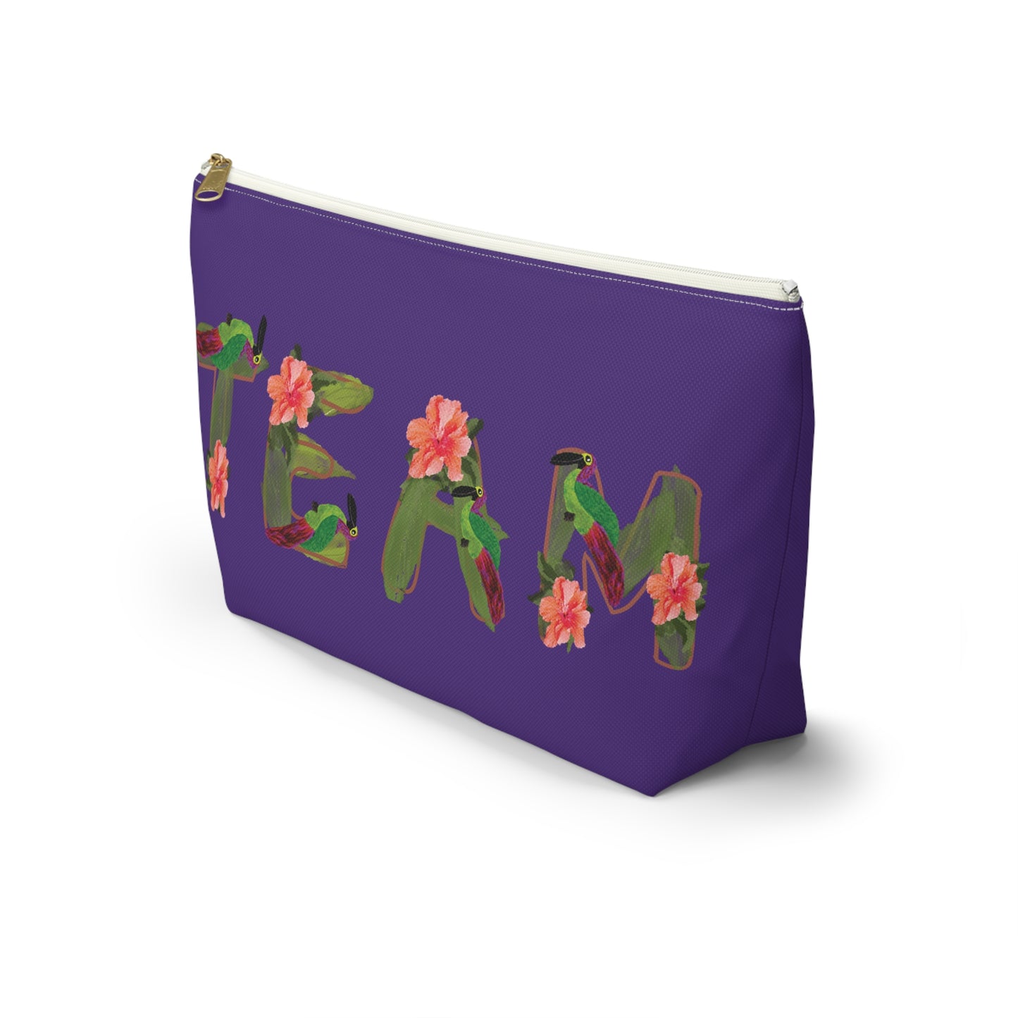 Team Toucan Designer Accessory Pouch w T-bottom