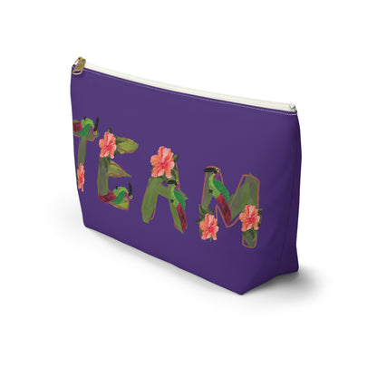 Team Toucan Designer Accessory Pouch w T-bottom