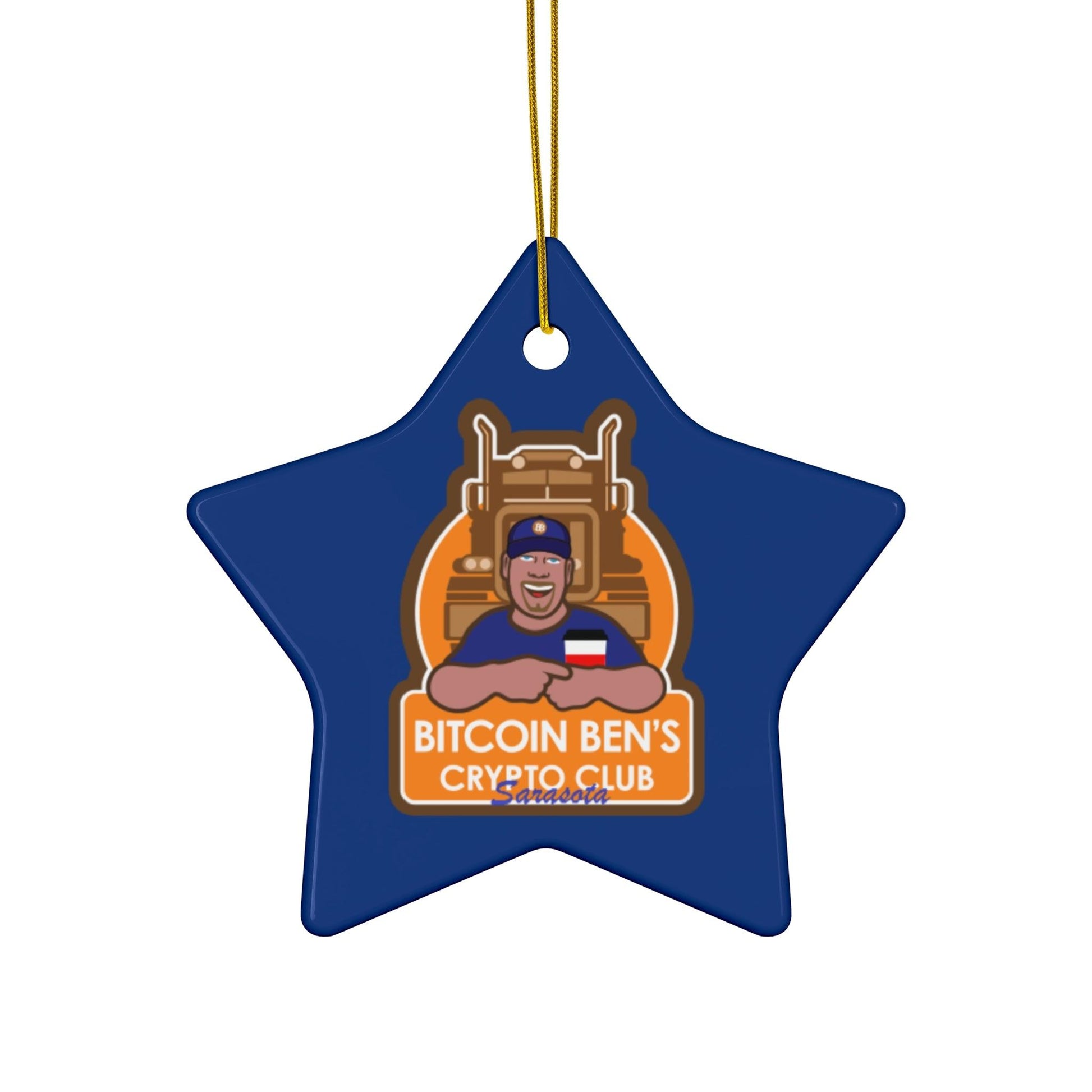 BBCC Sarasota Ceramic Ornament (1 Ornament) - Miniaday Designs, LLC.
