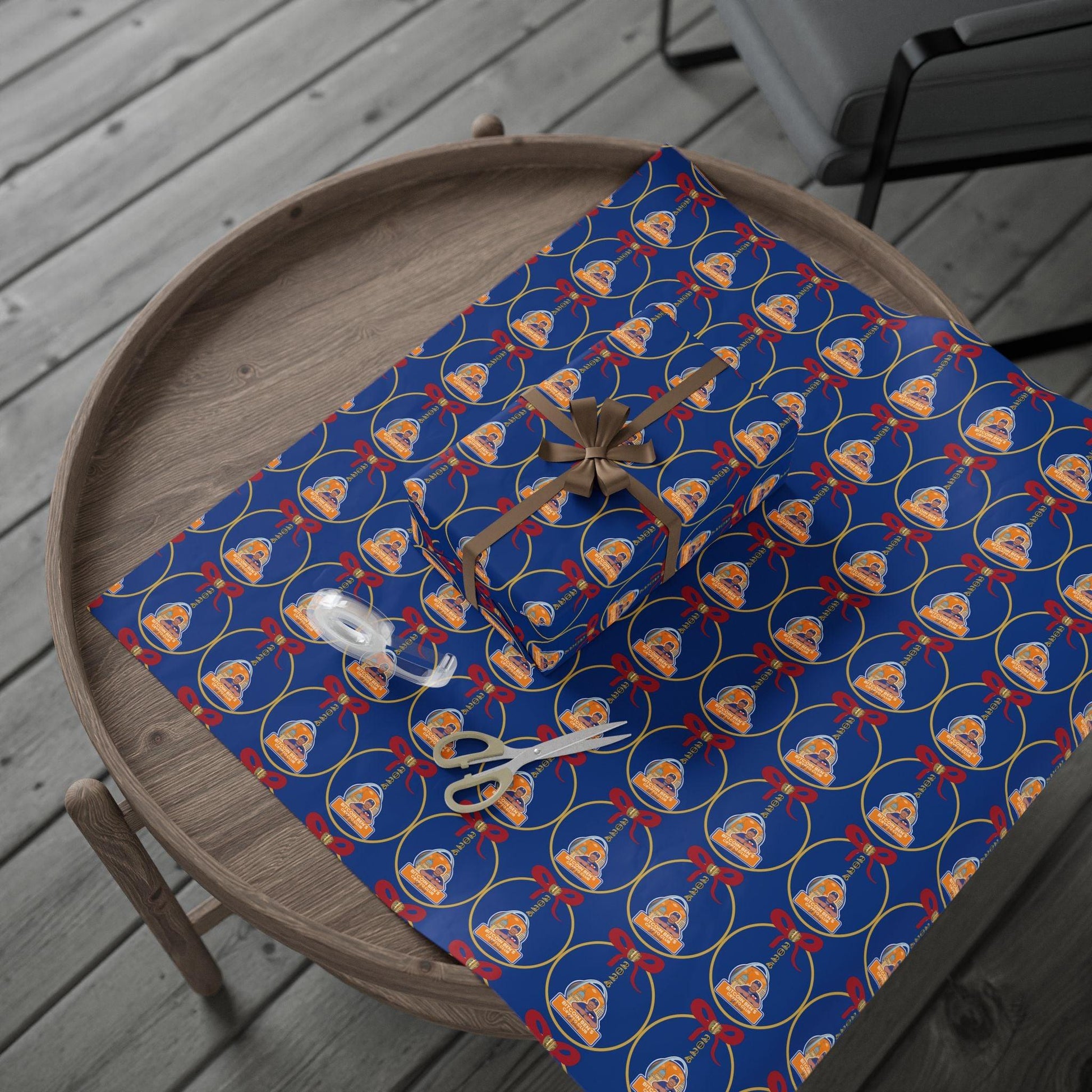 BBCC St. Louis Christmas Wrapping Papers - Miniaday Designs, LLC.