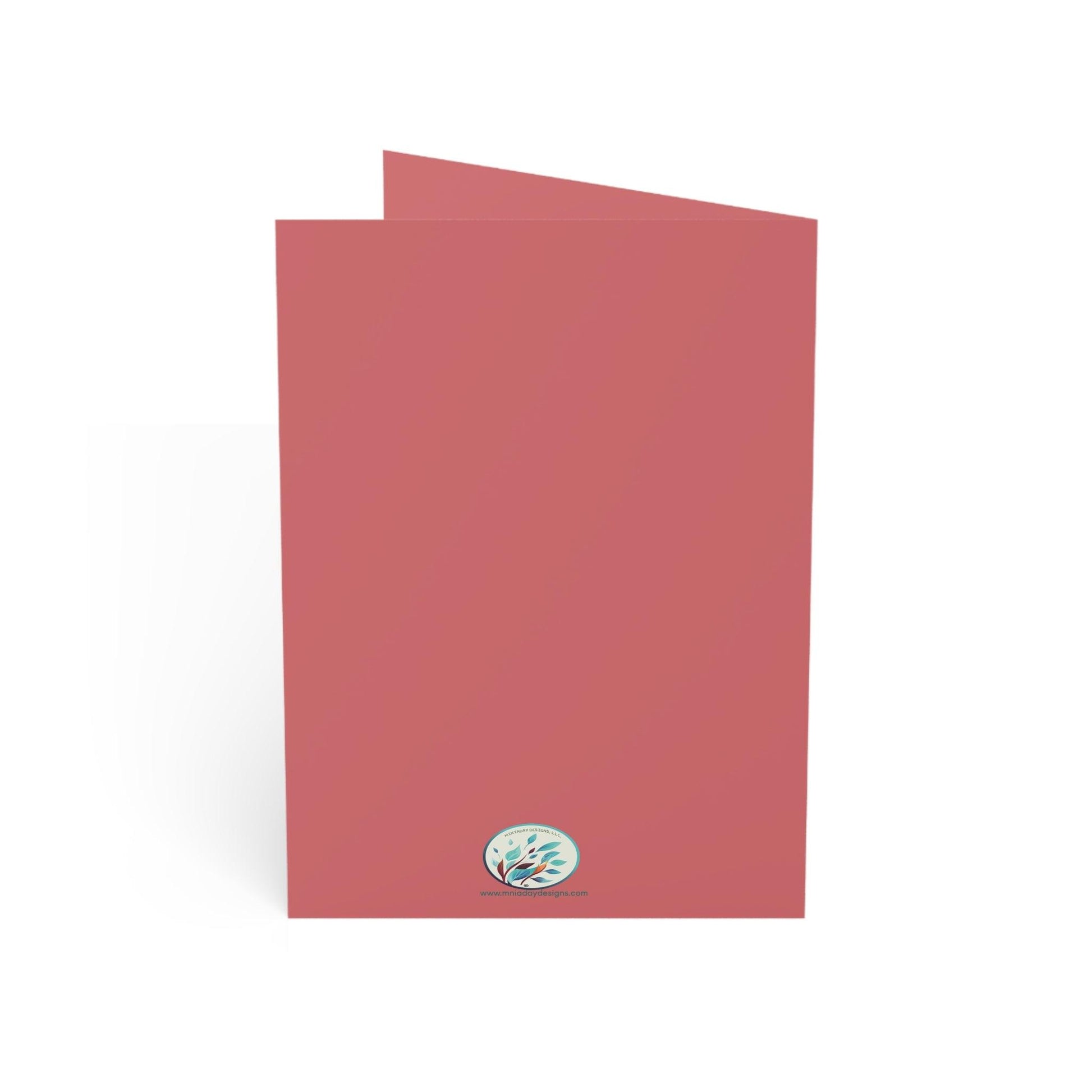 Merry Christmas with Packages Greeting Cards (1, 10, 30, and 50pcs) - Miniaday Designs, LLC.