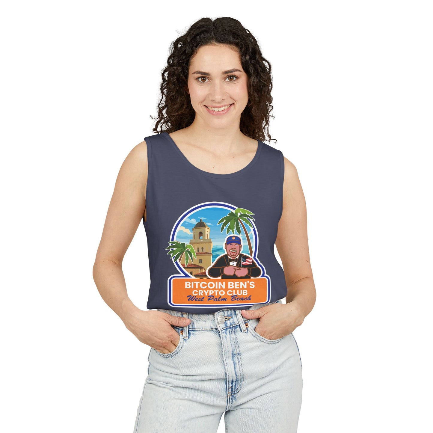 BBCC West Palm Beach Club Unisex Garment-Dyed Tank Top