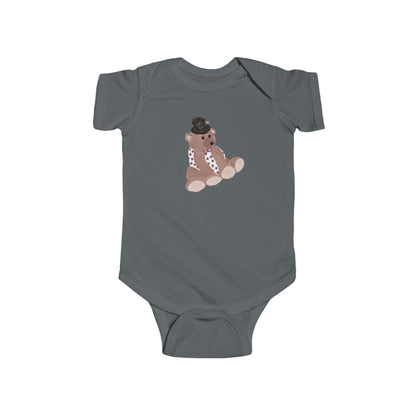 Patriotic Pinwheel Bear Infant Fine Jersey Bodysuit