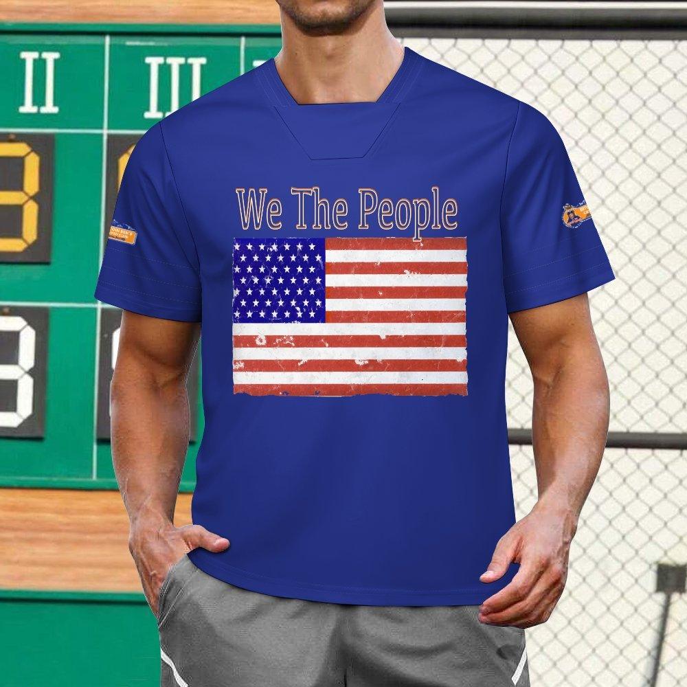 Jersey (S33T) Bitcoin Ben Mass Ball Uniform Darker Blue - Miniaday Designs, LLC.