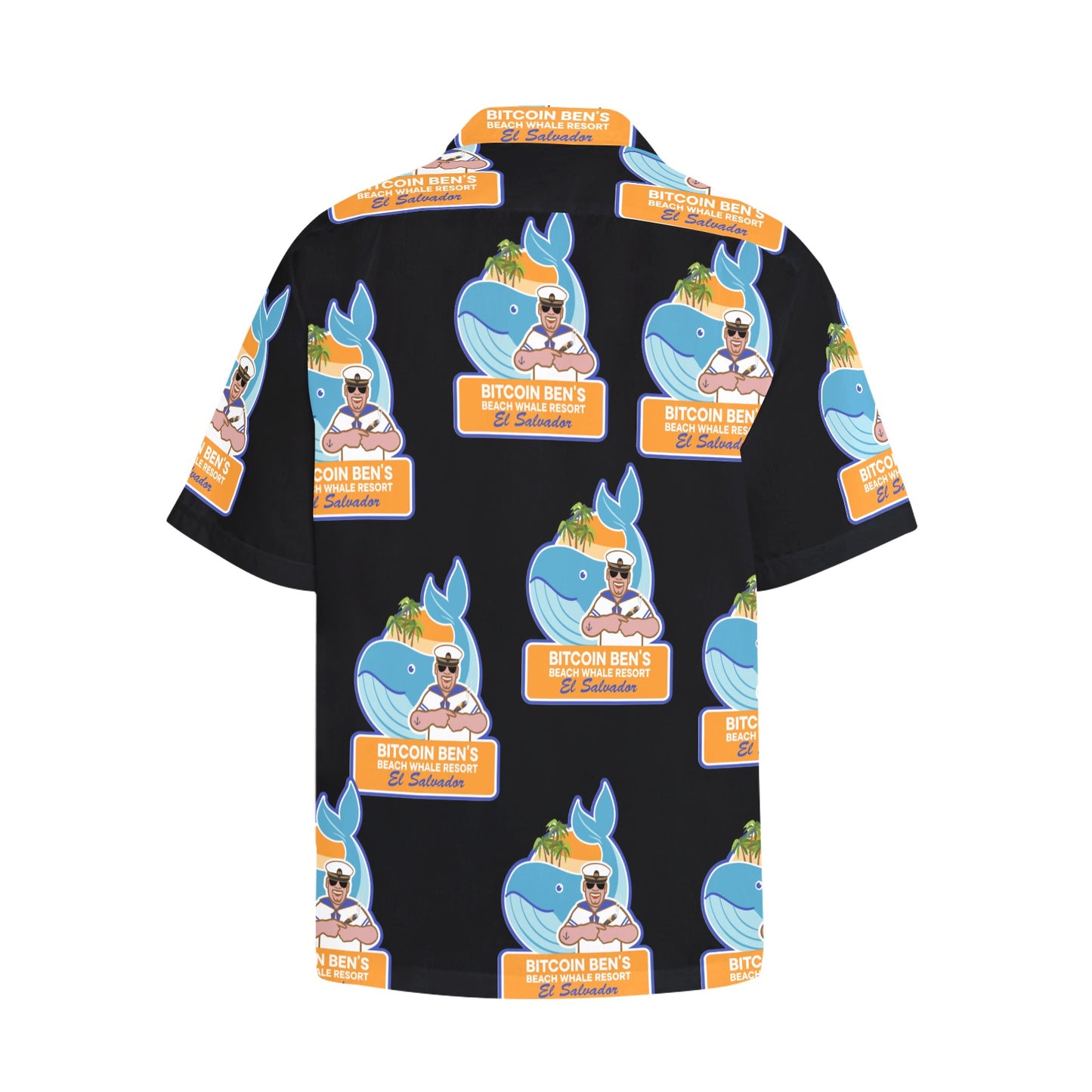 BBCC Whale Resort LARGER LOGO Hawaiian Shirt
