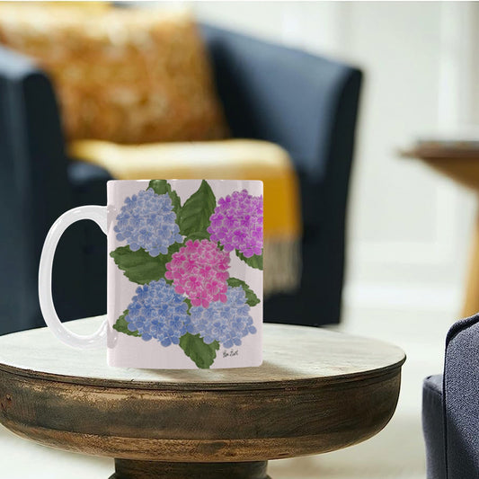 Designer Made Hydrangea Garden Mugs-11 oz.