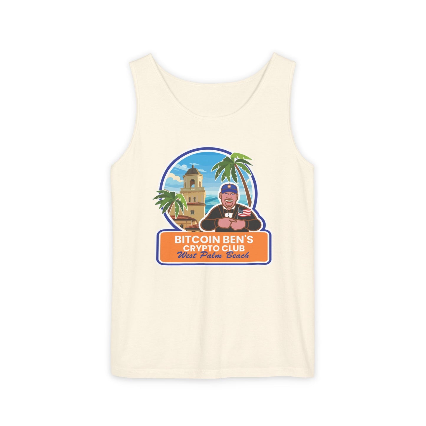 BBCC West Palm Beach Club Unisex Garment-Dyed Tank Top