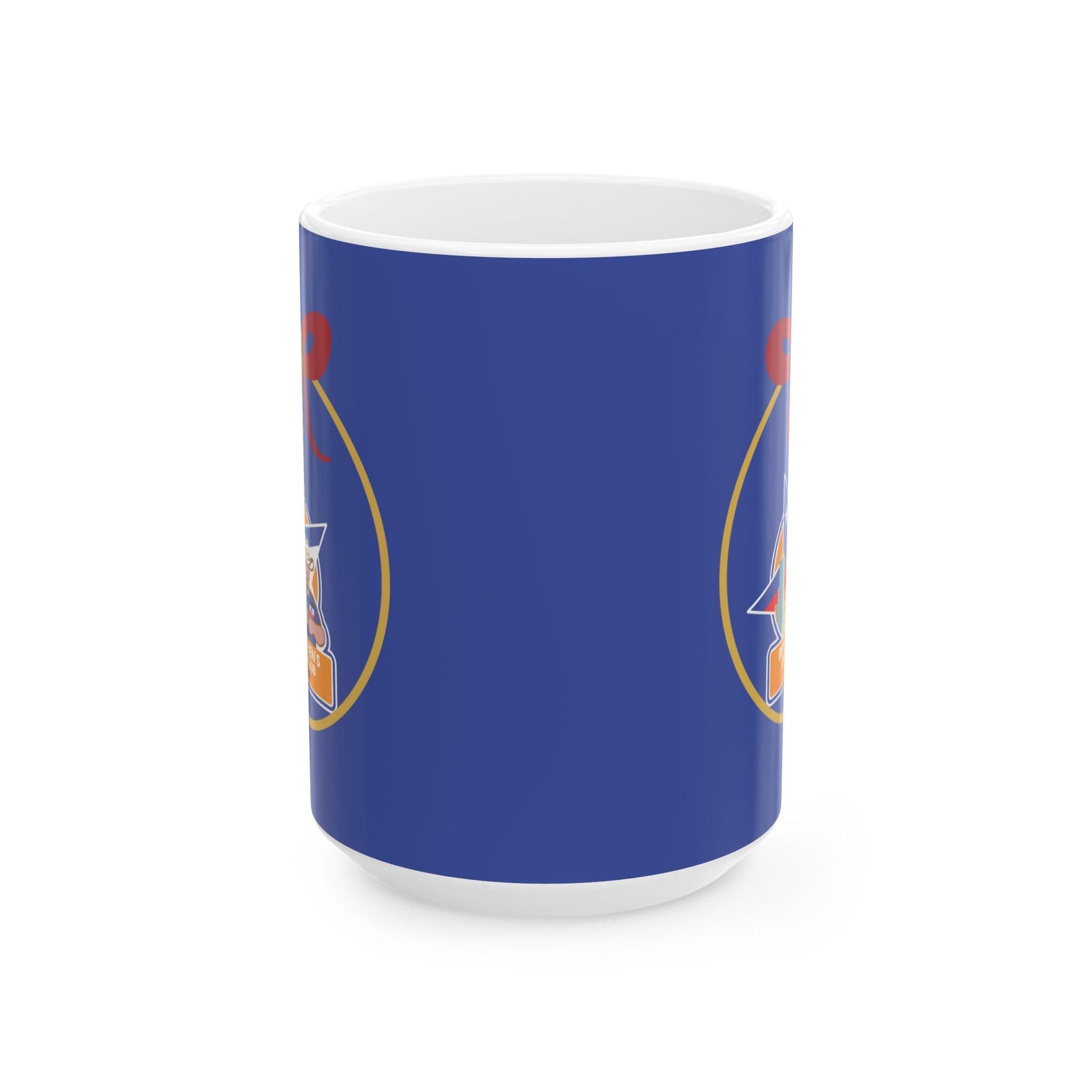 BBCC Dallas Christmas Ceramic Mug, (11oz, 15oz) - Miniaday Designs, LLC.