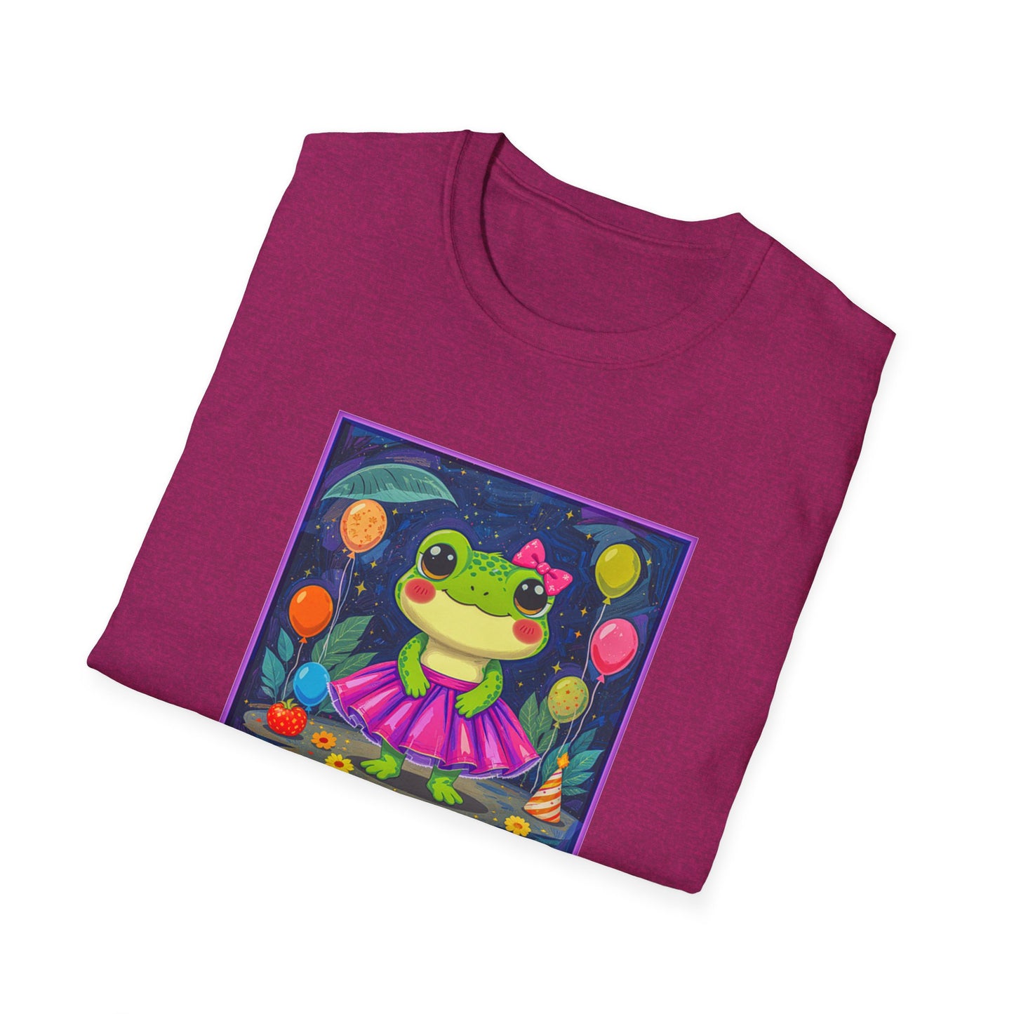 Happy Birthday Froggy Unisex Softstyle T-Shirt