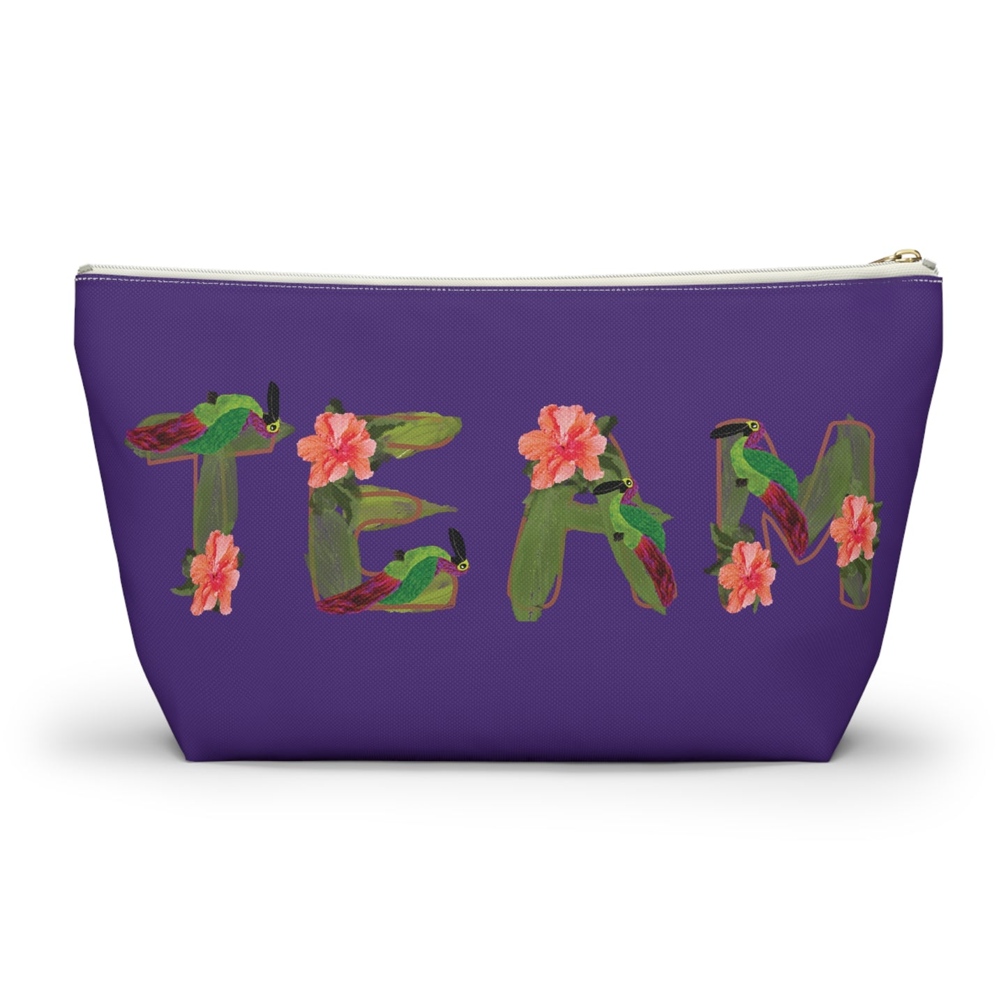 Team Toucan Designer Accessory Pouch w T-bottom