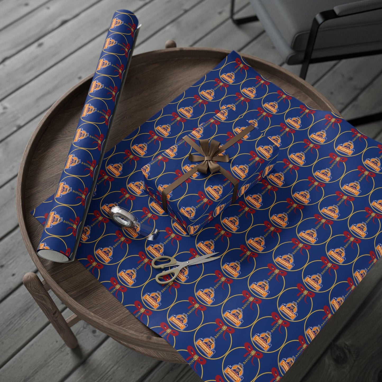 BBCC Massachusetts Christmas Wrapping Papers - Miniaday Designs, LLC.