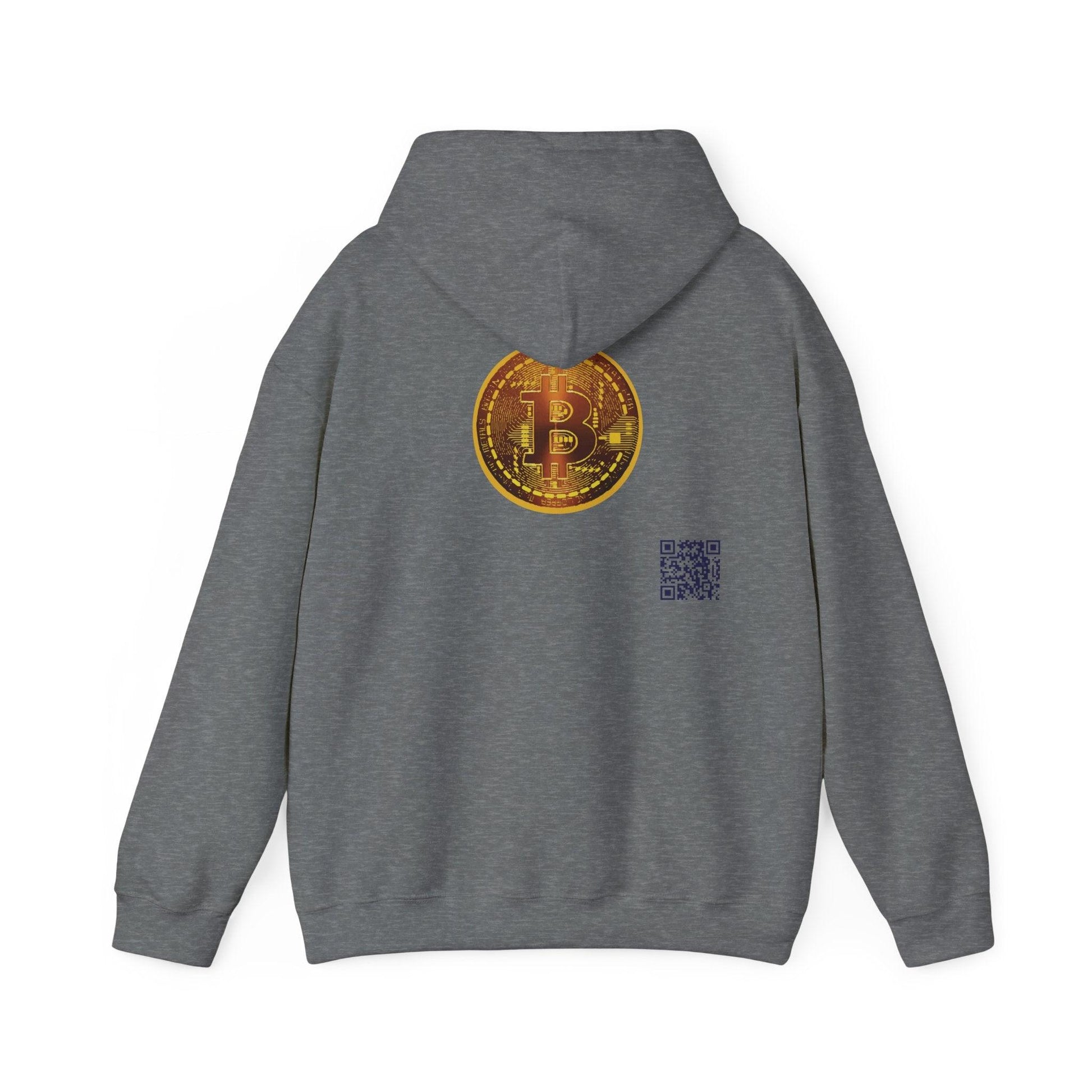 All I Want For Chirstmas is Bitcoin Trees Unisex Heavy Blend™ Hooded Sweatshirt - Miniaday Designs, LLC.