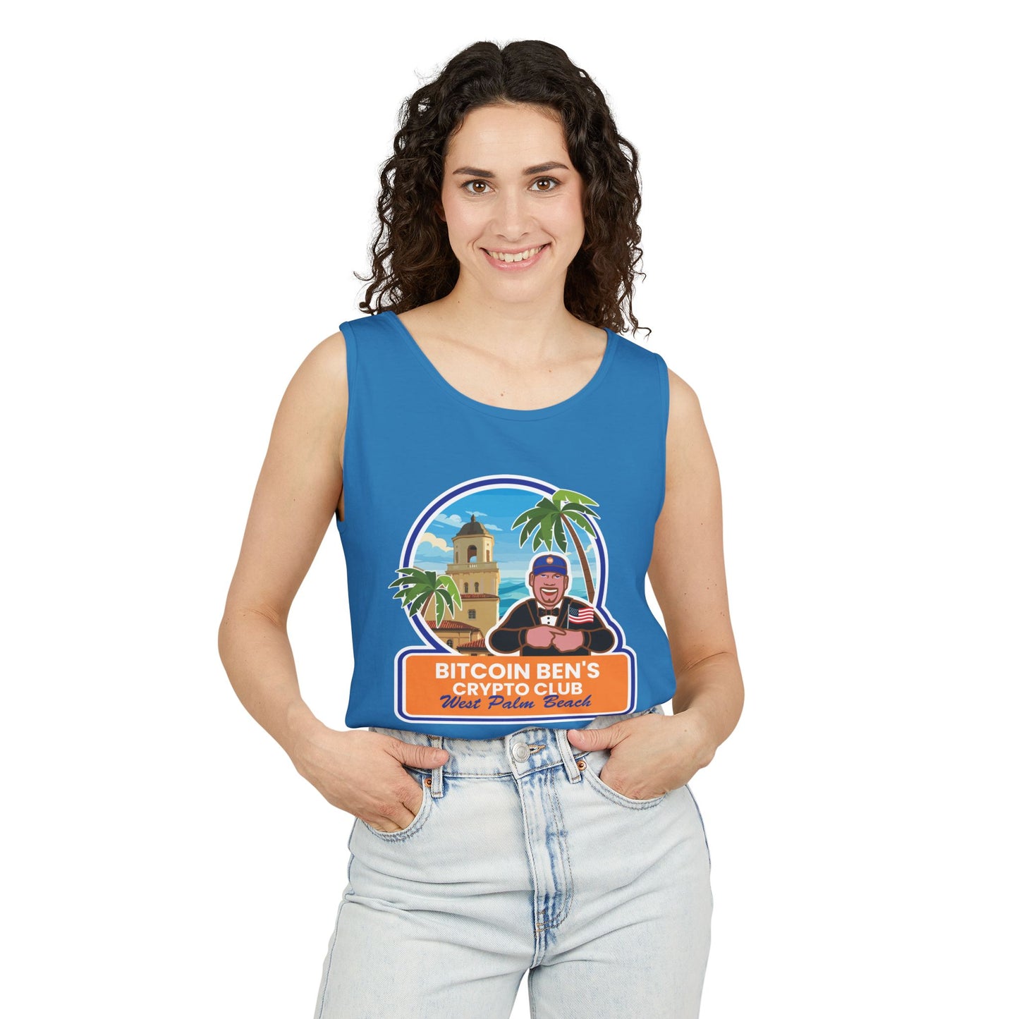 BBCC West Palm Beach Club Unisex Garment-Dyed Tank Top