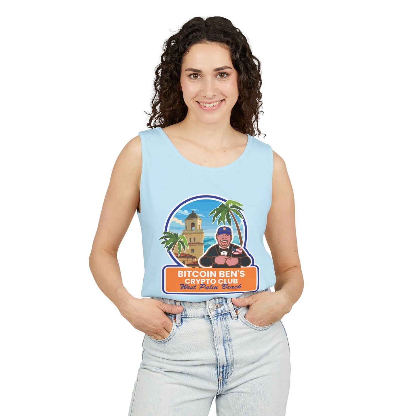 BBCC West Palm Beach Club Unisex Garment-Dyed Tank Top