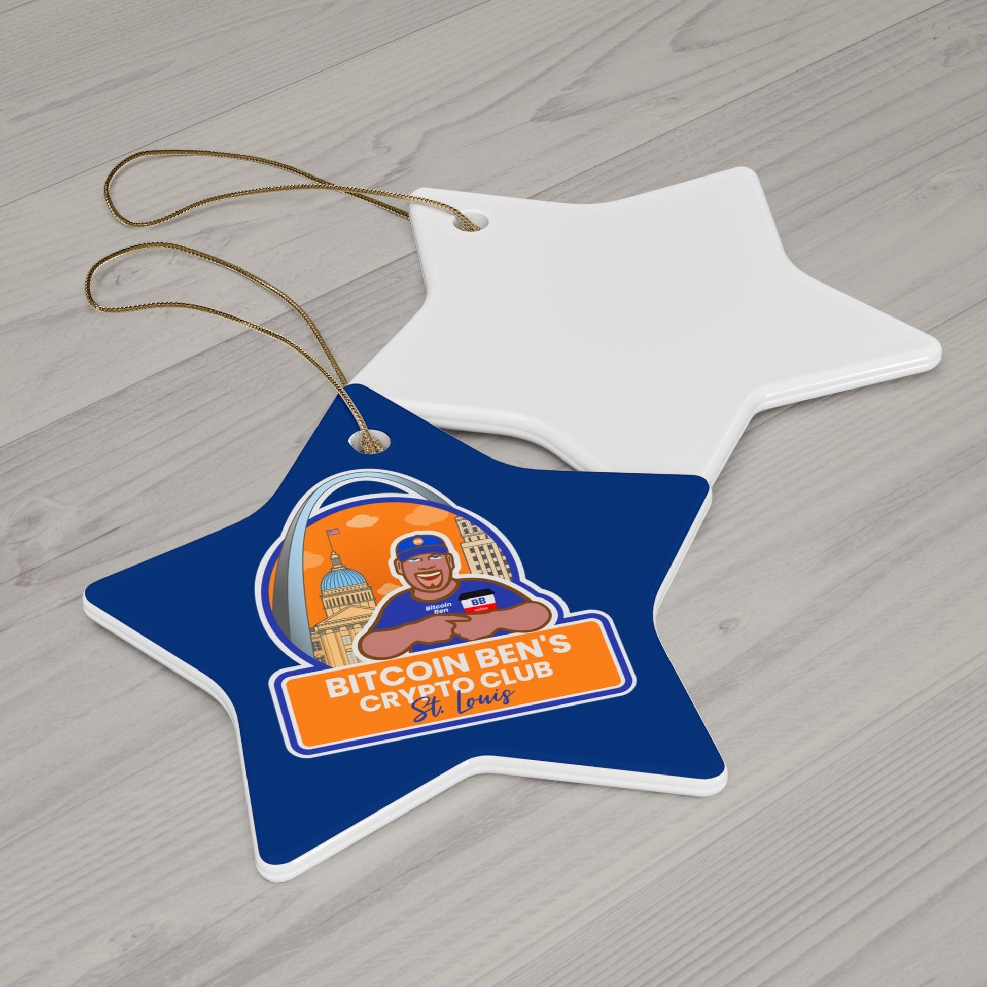 BBC St Louis Ceramic Ornament, 4 Shapes (1 Ornament) - Miniaday Designs, LLC.