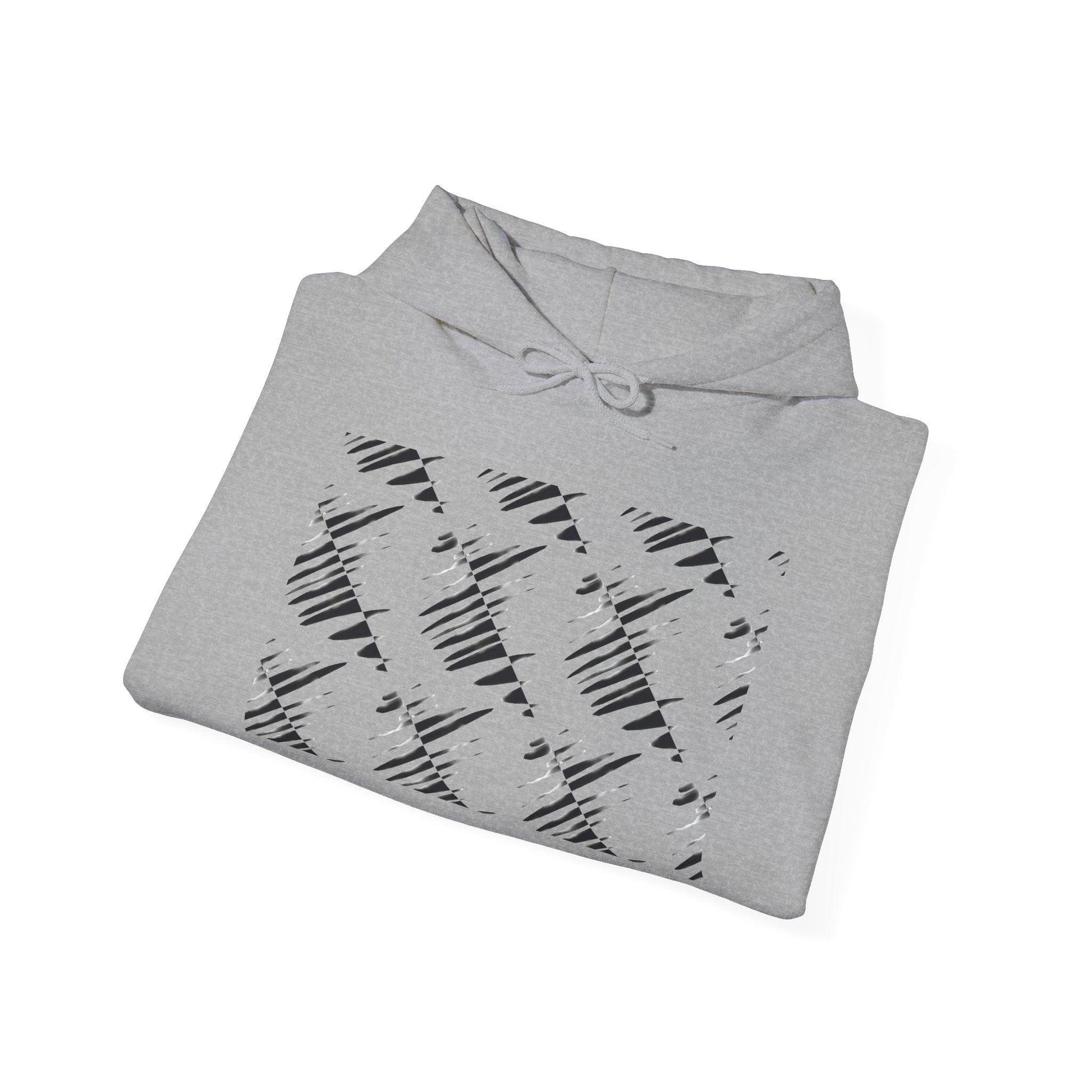 Ryan's Black and Grey Unisex Heavy Blend™ Hooded Sweatshirt - Miniaday Designs, LLC.