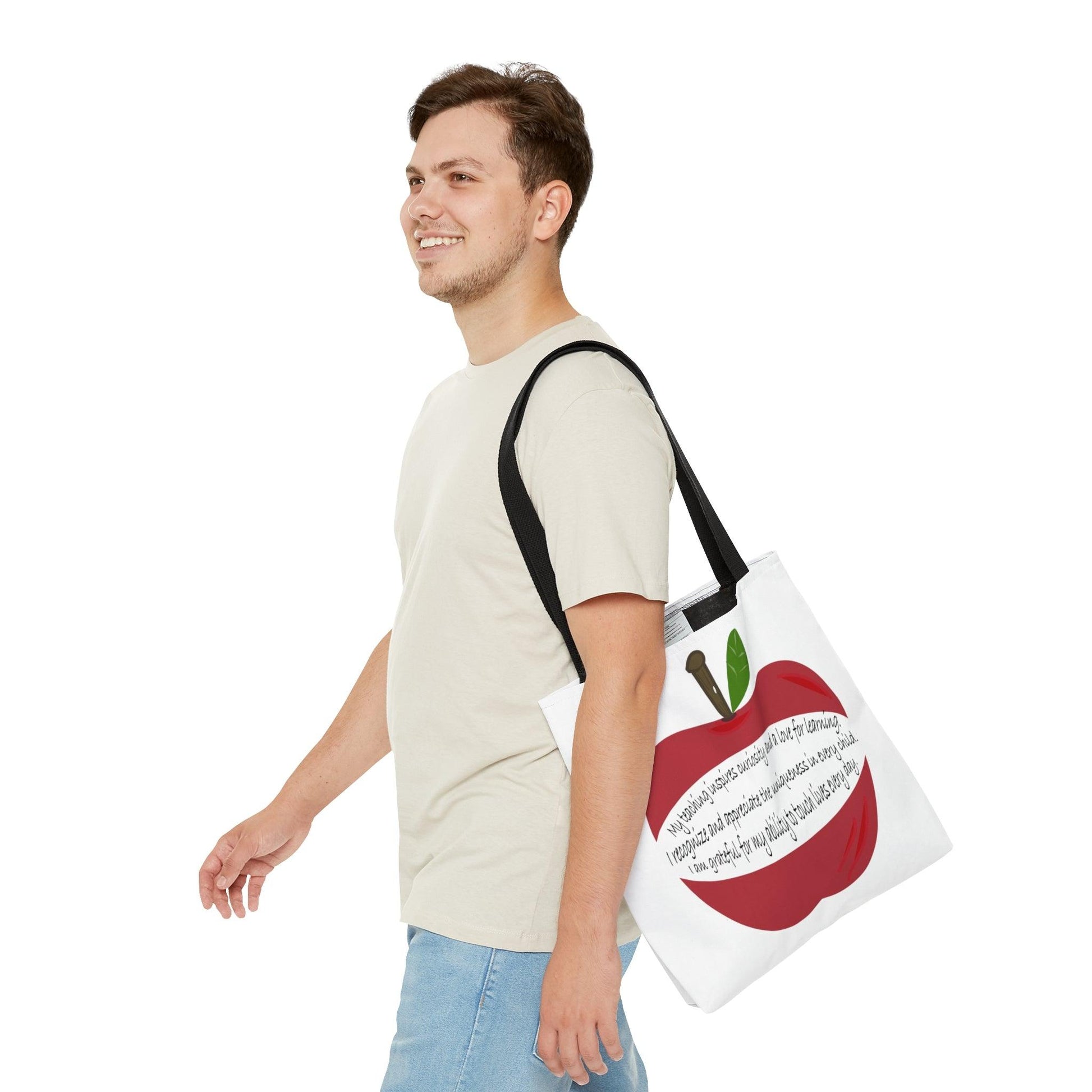 Miniaday Designs Tote Bag for Elementary School Teachers Unisex White - Miniaday Designs, LLC.