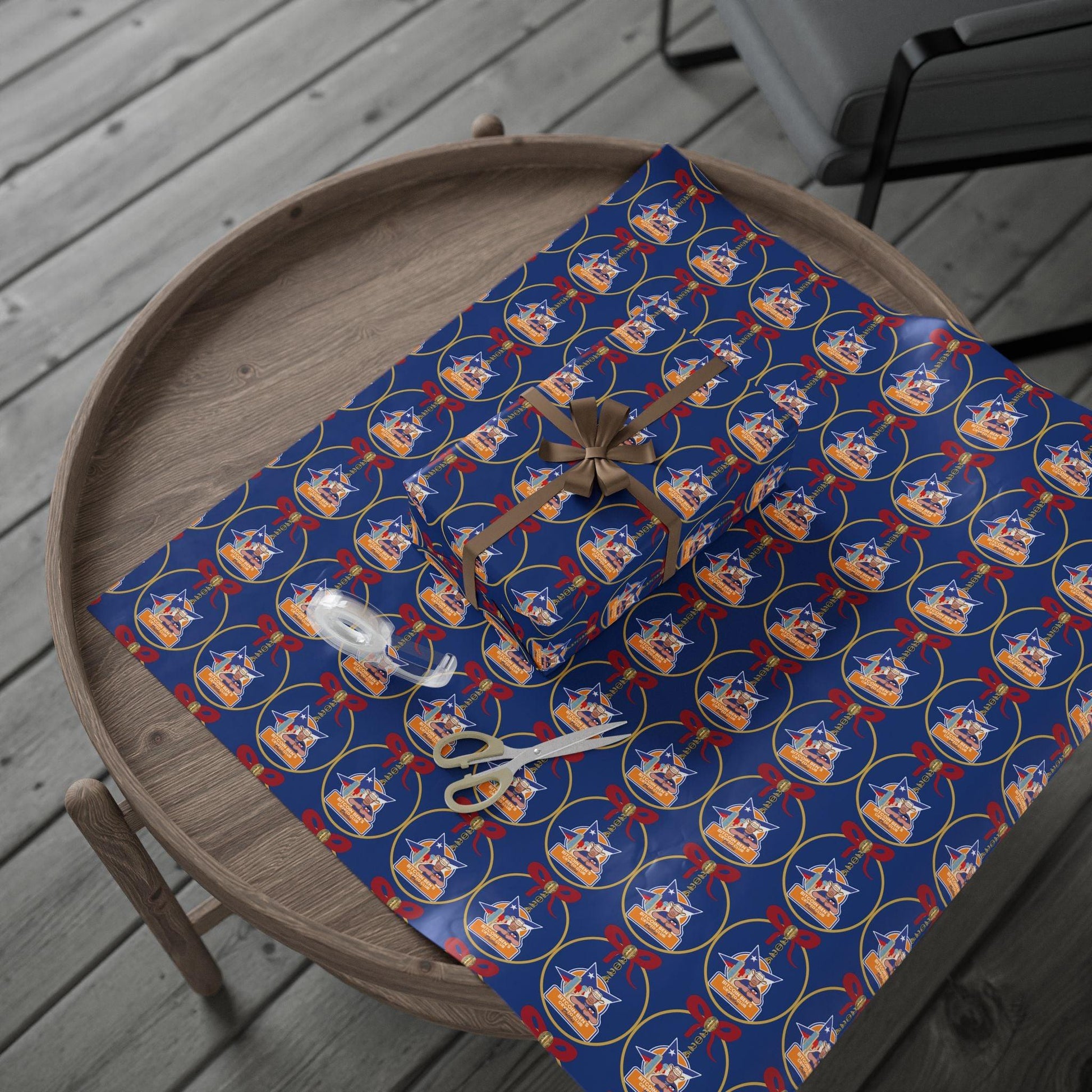 BBCC Dallas Christmas Wrapping Papers - Miniaday Designs, LLC.