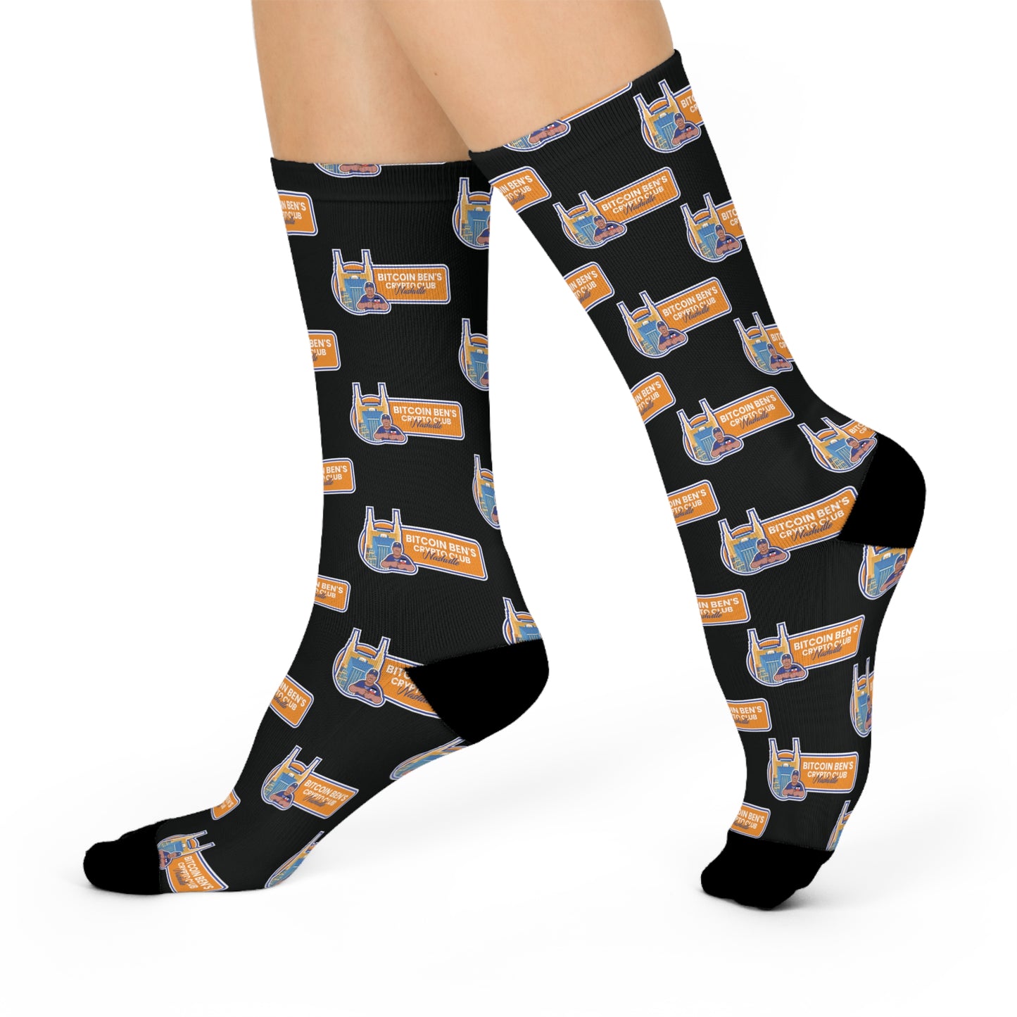BBCC Nashville Cushioned Crew Socks Cotton Blend One Size