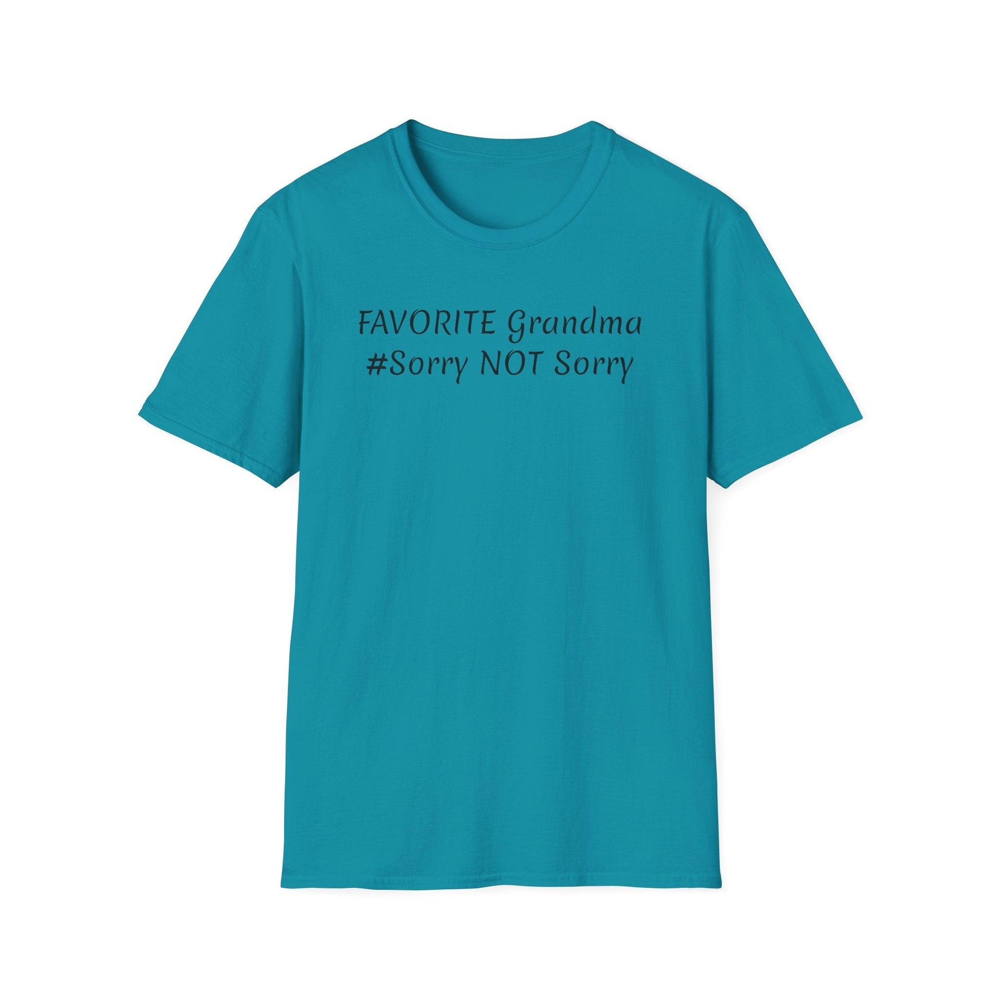 FAVORITE GRANDMA Unisex Softstyle T-Shirt - Miniaday Designs, LLC.